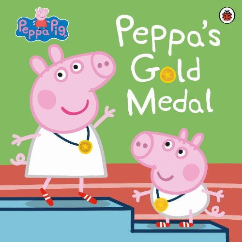 Buchcover und Innenansicht für das Buch: Peppa Pig: Peppa's Gold Medal