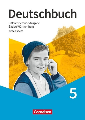 Buchcover und Innenansicht für das Buch: Deutschbuch - Sprach- und Lesebuch - 5. Schuljahr. Baden-Württemberg - Arbeitsheft mit Lösungen