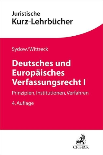 Buchcover und Innenansicht für das Buch: Deutsches und Europäisches Verfassungsrecht I