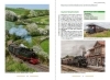 Buchcover und Innenansicht für das Buch: Unterwegs mit Museumsbahnen