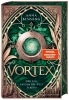 Buchcover und Innenansicht für das Buch: Vortex - Der Tag, an dem die Welt zerriss Schmuckausgabe