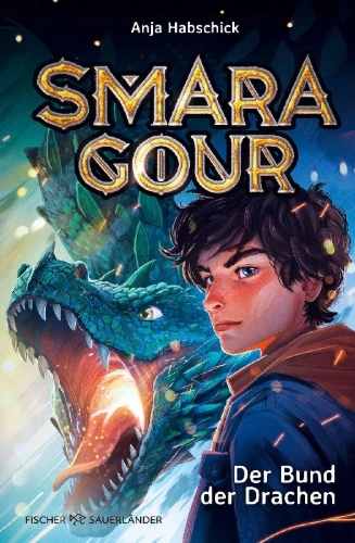 Buchcover und Innenansicht für das Buch: Smaragour - Der Bund der Drachen