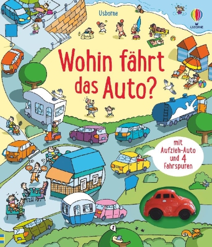 Buchcover und Innenansicht für das Buch: Wohin fährt das Auto?