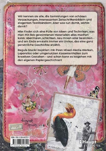 Buchcover und Innenansicht für das Buch: Papiergeschichten