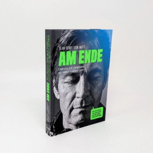 Buchcover und Innenansicht für das Buch: Am Ende