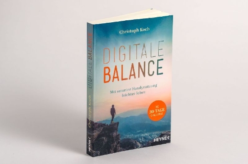 Buchcover und Innenansicht für das Buch: Digitale Balance