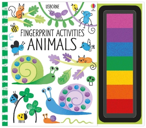 Buchcover und Innenansicht für das Buch: Fingerprint Activities: Animals
