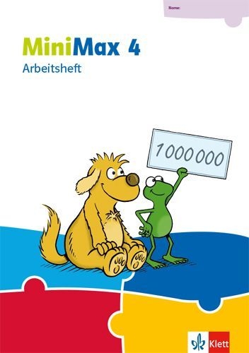 Buchcover und Innenansicht für das Buch: MiniMax 4. Arbeitsheft zum Ausleihmaterial Klasse 4
