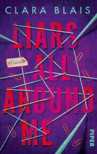 Buchcover und Innenansicht für das Buch: Liars all around me