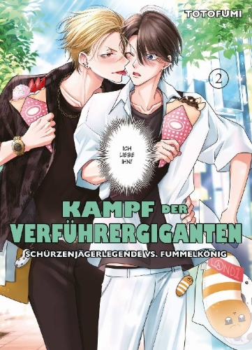 Buchcover und Innenansicht für das Buch: Kampf der Verführergiganten: Schürzenjägerlegende vs. Fummelkönig 02