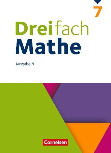 Buchcover und Innenansicht für das Buch: Dreifach Mathe 7. Schuljahr. Niedersachsen - Schülerbuch