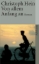 Buchcover und Innenansicht für das Buch: Von allem Anfang an
