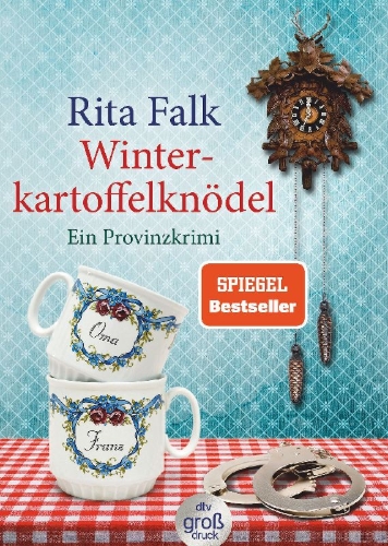 Buchcover und Innenansicht für das Buch: Winterkartoffelknödel. Großdruck