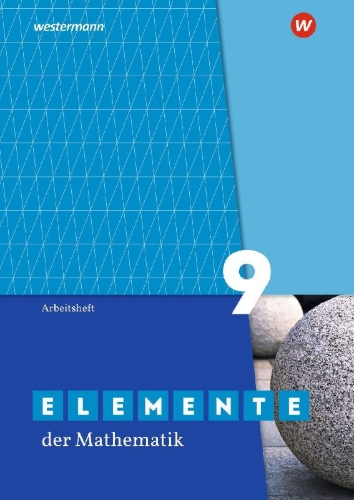 Buchcover und Innenansicht für das Buch: Elemente der Mathematik SI 9. Arbeitsheft mit Lösungen. G9. Für Nordrhein-Westfalen