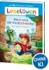 Buchcover und Innenansicht für das Buch: Leselöwen 2. Klasse - Nano und der Knallschleicher