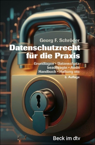 Buchcover und Innenansicht für das Buch: Datenschutzrecht für die Praxis