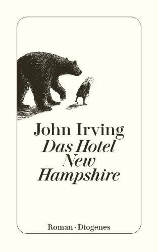 Buchcover und Innenansicht für das Buch: The Hotel New Hampshire