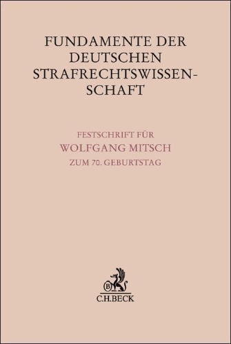 Buchcover und Innenansicht für das Buch: Fundamente der deutschen Strafrechtswissenschaft