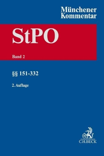 Buchcover und Innenansicht für das Buch: Münchener Kommentar zur Strafprozessordnung  Bd. 2: §§ 151-332 StPO
