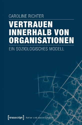 Buchcover und Innenansicht für das Buch: Vertrauen innerhalb von Organisationen