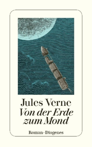 Buchcover und Innenansicht für das Buch: De la terre á la lune