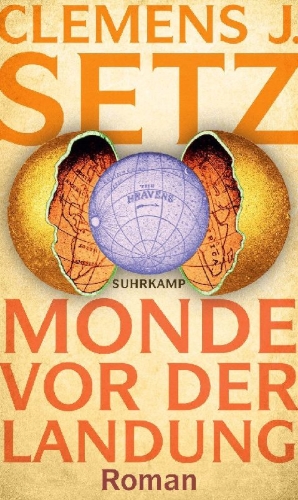 Buchcover und Innenansicht für das Buch: Monde vor der Landung