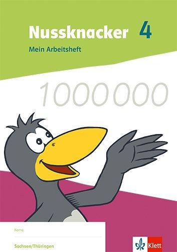 Buchcover und Innenansicht für das Buch: Nussknacker 4. Arbeitsheft Klasse 4. Ausgabe Sachsen und Thüringen