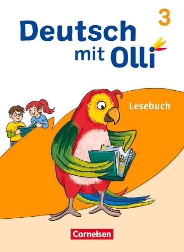 Buchcover und Innenansicht für das Buch: Deutsch mit Olli Lesen 2-4 3. Schuljahr. Lesebuch mit Lesetagebuch