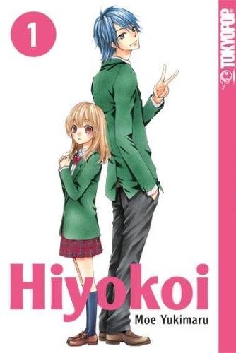Buchcover und Innenansicht für das Buch: Hiyokoi 01