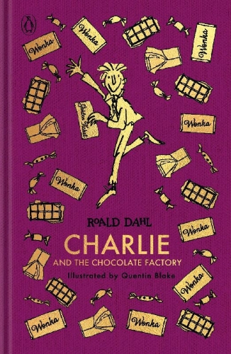 Buchcover und Innenansicht für das Buch: Charlie and the Chocolate Factory: The Roald Dahl Clothbound Collection
