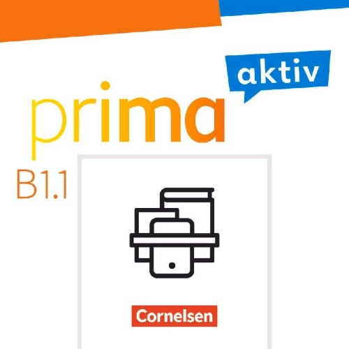 Buchcover und Innenansicht für das Buch: Prima aktiv B1. Band 1 - Kursbuch und Arbeitsbuch im Paket