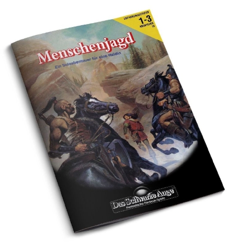 Buchcover und Innenansicht für das Buch: DSA2 - Menschenjagd (remastered)
