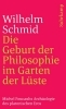 Buchcover und Innenansicht für das Buch: Die Geburt der Philosophie im Garten der Lüste