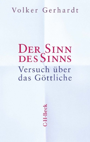 Buchcover und Innenansicht für das Buch: Der Sinn des Sinns