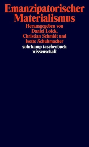 Buchcover und Innenansicht für das Buch: Emanzipatorischer Materialismus