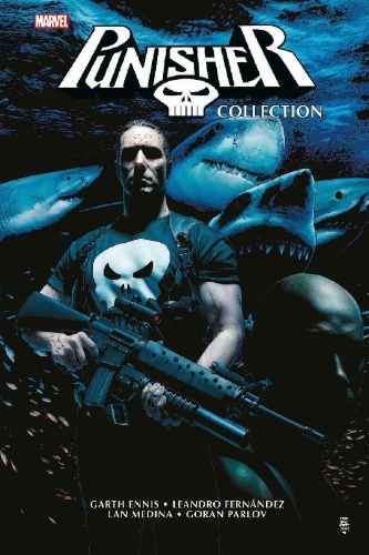 Buchcover und Innenansicht für das Buch: Punisher (2004) 31-60, Punisher Presents: Barracuda (2007) 1-5, Punisher: The Tyger (2006) 1, Punisher: The Cell (2005) 1, Punisher: The End (2004) 1