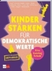 Buchcover und Innenansicht für das Buch: Kinder stärken für demokratische Werte