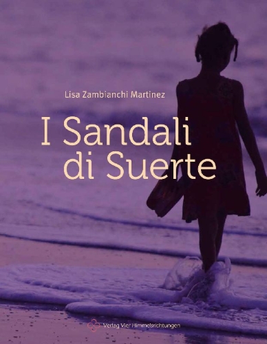 Buchcover und Innenansicht für das Buch: I Sandali di Suerte