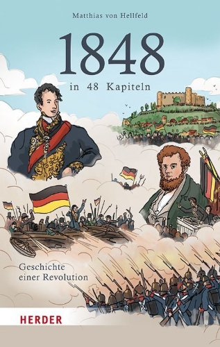 Buchcover und Innenansicht für das Buch: 1848 in 48 Kapiteln