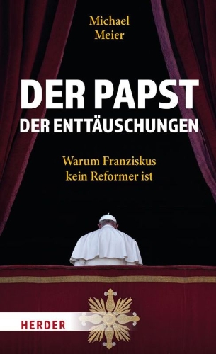 Buchcover und Innenansicht für das Buch: Der Papst der Enttäuschungen