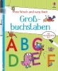 Buchcover und Innenansicht für das Buch: Mein Wisch-und-weg-Buch: Großbuchstaben