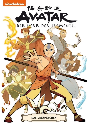 Buchcover und Innenansicht für das Buch: Avatar - Herr der Elemente Softcover Sammelband 1
