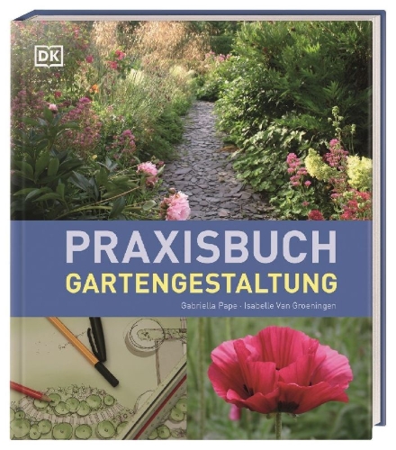 Buchcover und Innenansicht für das Buch: Praxisbuch Gartengestaltung