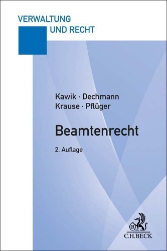 Buchcover und Innenansicht für das Buch: Beamtenrecht