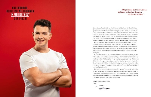 Buchcover und Innenansicht für das Buch: Pizza Passion