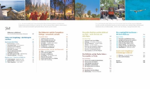 Buchcover und Innenansicht für das Buch: Highlights Mallorca