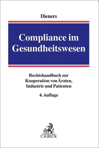 Buchcover und Innenansicht für das Buch: Compliance im Gesundheitswesen