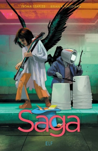 Buchcover und Innenansicht für das Buch: Saga