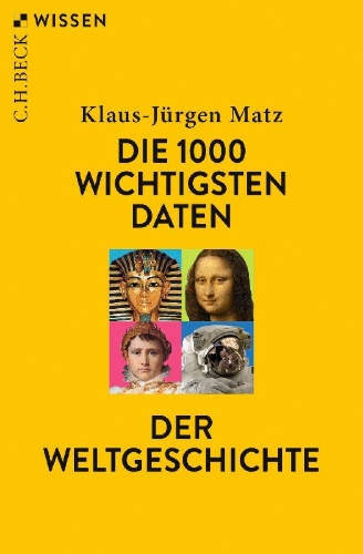 Buchcover und Innenansicht für das Buch: Die 1000 wichtigsten Daten der Weltgeschichte