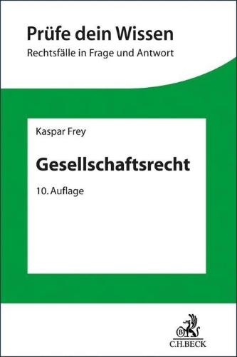 Buchcover und Innenansicht für das Buch: Gesellschaftsrecht